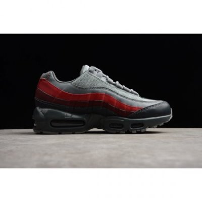 Nike Erkek Air Max 95 Essential Anthracite/Cool Koyu Gri / Gri / Kırmızı Koşu Ayakkabısı Türkiye - 8